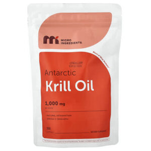 Micro Ingredients, масло антарктического криля, 300 капсул (500 мг в 1 капсуле)