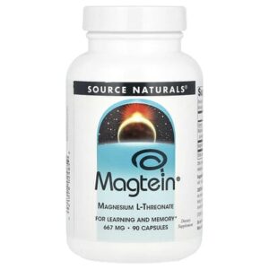 Source Naturals, Magtein®, L-треонат магния, 90 капсул