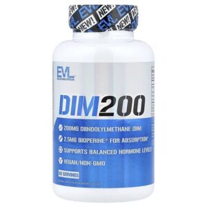 EVLution Nutrition, DIM200, 60 растительных капсул