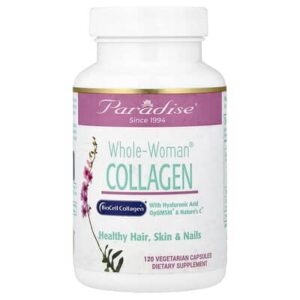 Paradise Herbs, Whole-Woman, BioCell Collagen+OptiMSM и амла, 120 капсул