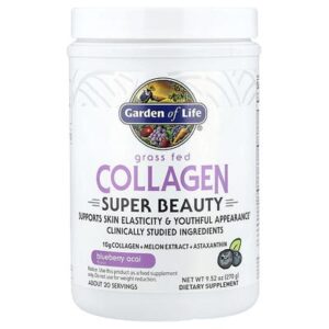 Garden of Life, коллаген от коров травяного откорма, Super Beauty, голубика и асаи, 270 г (9,52 унции)