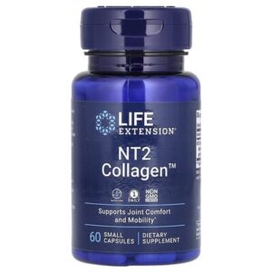 Life Extension, коллаген, NT2 Collagen, 60 капсул (40 мг в 1 капсуле)