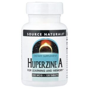 Source Naturals, гуперзин А, 200 мкг, 120 таблеток