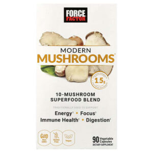 Force Factor, Modern Mushrooms®, 90 растительных капсул