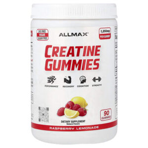 ALLMAX, жевательная добавка с креатином, со вкусом малинового лимонада, 1250 мг, 90 жевательных таблеток