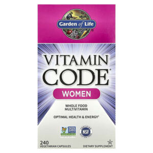 Garden of Life, Vitamin Code®, мультивитамины из цельных продуктов для женщин, 240 вегетарианских капсул