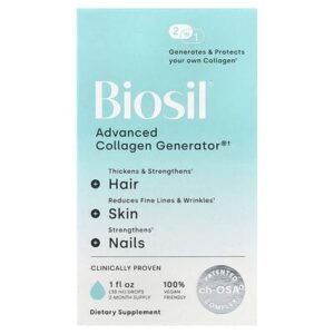 Biosil, Advanced Collagen Generator®, добавка для стимуляции выработки коллагена, 30 мл