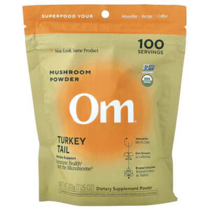 Om Mushrooms, грибной порошок, трутовик разноцветный, 200 г