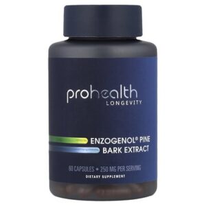 ProHealth Longevity, Enzogenol® экстракт коры сосны, 60 капсул (125 мг в капсуле)