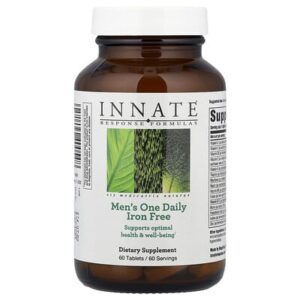 Innate Response Formulas, Men's One Daily, без железа, 60 таблеток