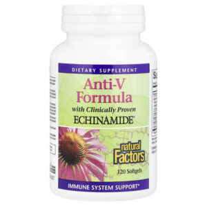Natural Factors, Anti-V Formula с клинически подтвержденным экстрактом Echinamide®, 120 капсул