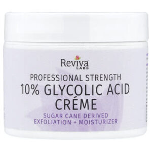 Reviva Labs, Крем с 10% гликолевой кислотой, для нормальной и проблемной кожи, 55 г