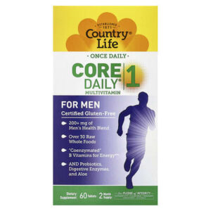 Country Life, Core Daily® 1, мультивитаминный комплекс для мужчин, 60 таблеток