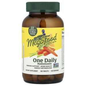 MegaFood, One Daily, мультивитаминная добавка, 180 таблеток