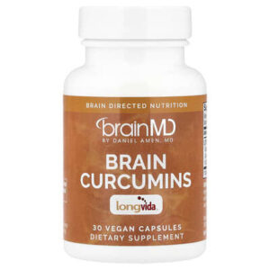 BrainMD, куркумины для мозга, 30 веганских капсул