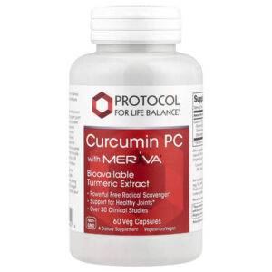 Protocol for Life Balance, Curcumin PC With Meriva®, 60 растительных капсул
