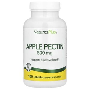 NaturesPlus, яблочный пектин, 500 мг, 180 таблеток